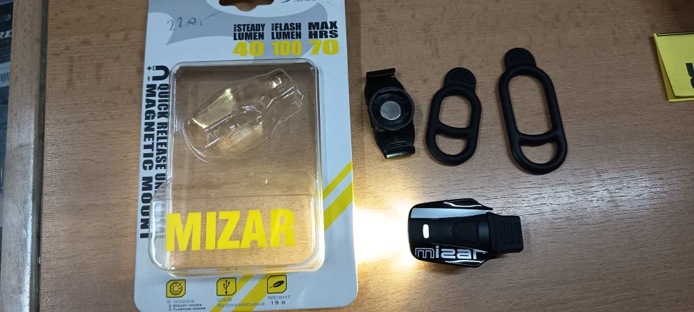 Mini přední světlo Moon Mizar dobíjecí USB
